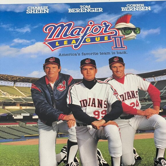 Warner Home Video Major League 2 Laserdisc LD Collectible Charlie Sheen - Picture 2 of 7